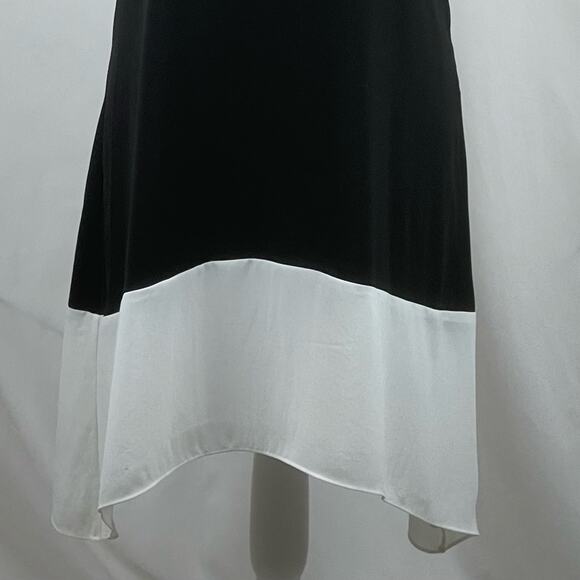 BCBGMaxAzria Sheer Black & White BalletCore Party Event Dress NWT Size XS - Picture 4 of 14